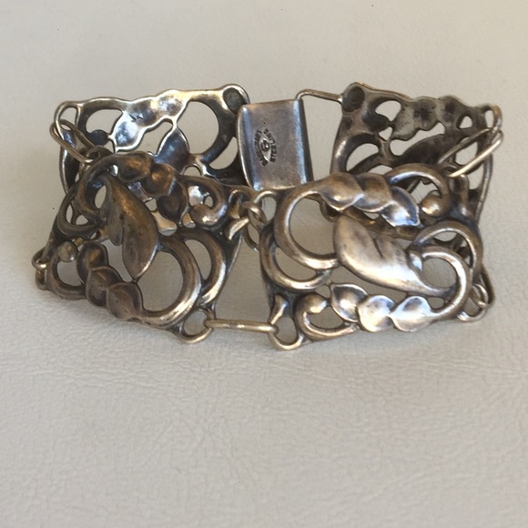 DANECRAFT STERLING BRACELET ARTS AND CRAFTS 7.25” - Picture 5 of 8